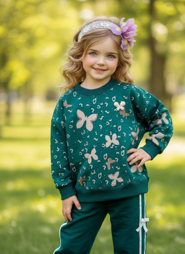 بلوزشلوار پروانه طلایی