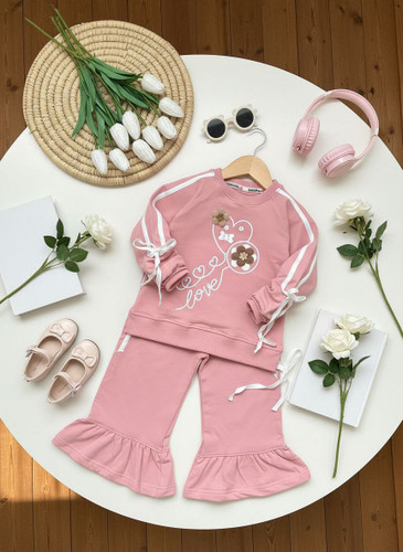 بلوزشلوار چین دارنواردوزی