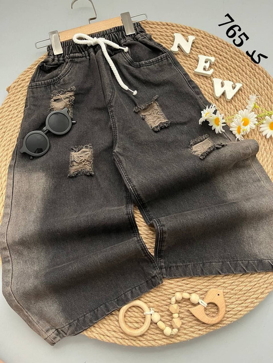 شلوارلی بگ وایدکمرکش وزاپدار