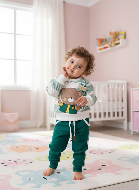 بلوزشلوار خواهر برادری خرسی